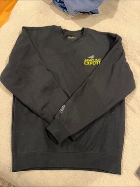 Men's Black Crewneck Sweatshirt